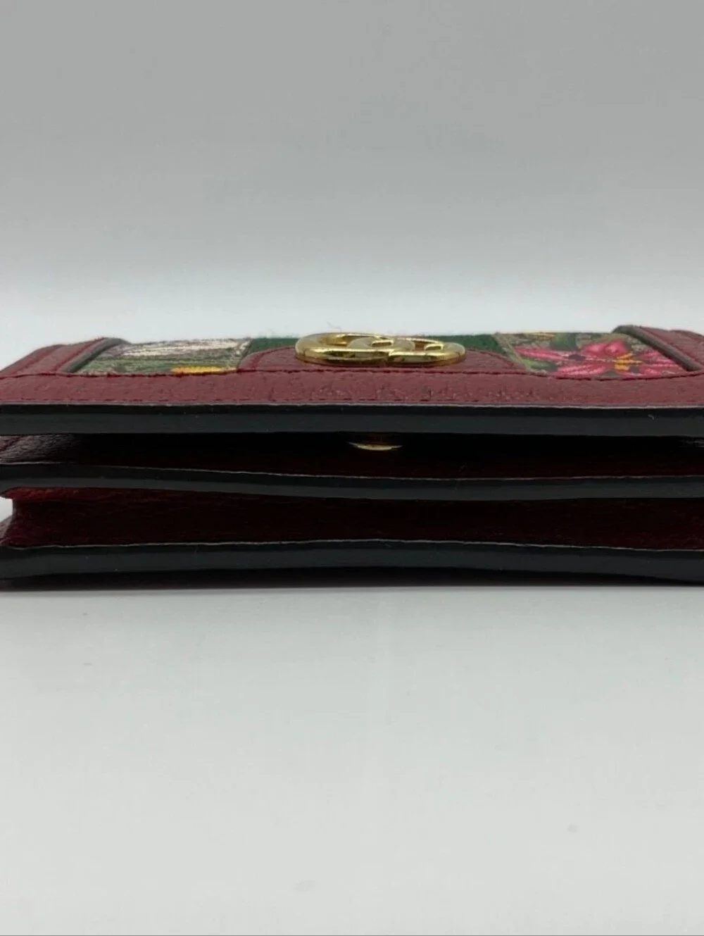 Gucci GG Suoreme Monogram Flora Web Ophidia Card Case Wallet - Picture 6 of 6